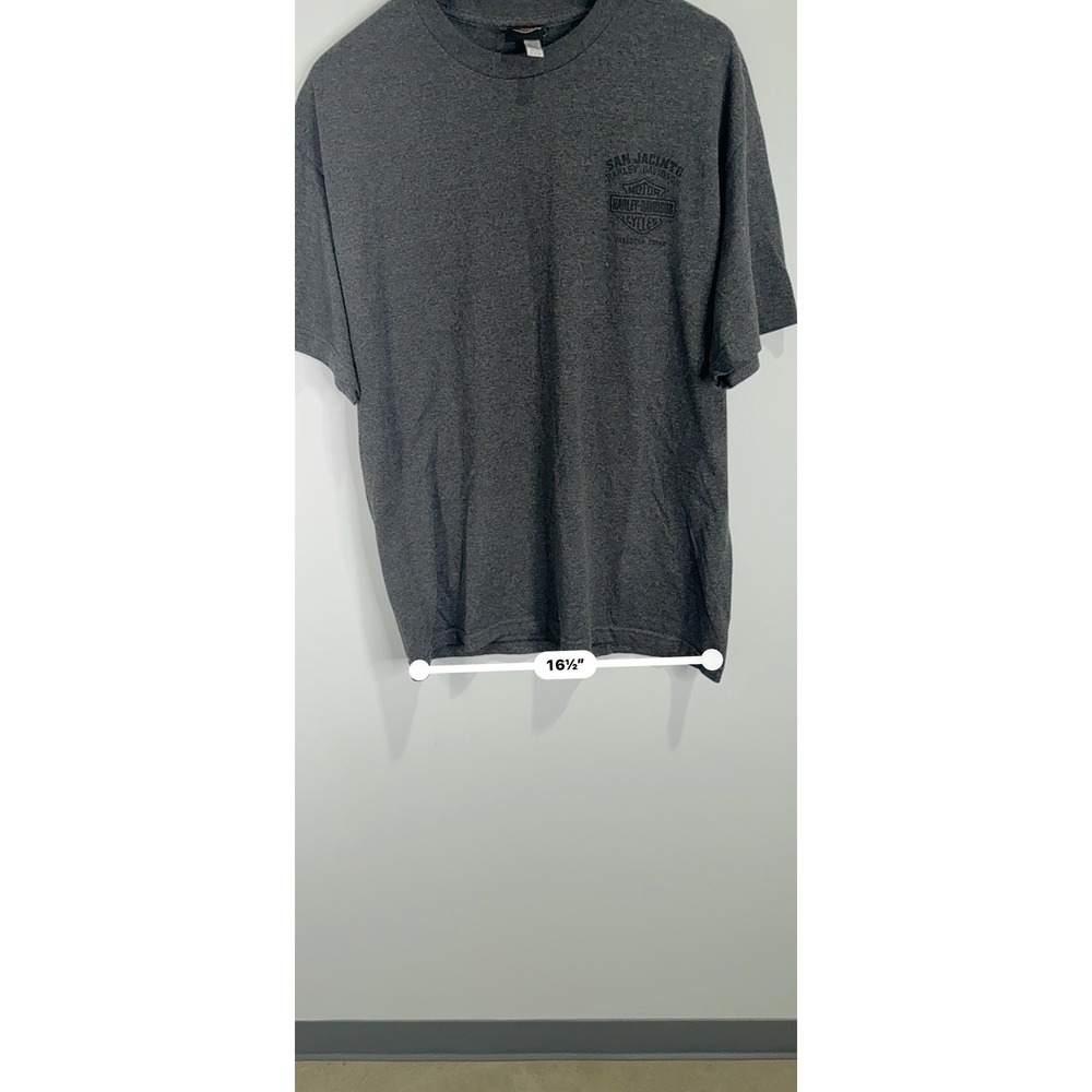 Harley-Davidson Men's Pasadena Texas Gray Short Sleeve Graphic T-shirt Size XL - Picture 10 of 15
